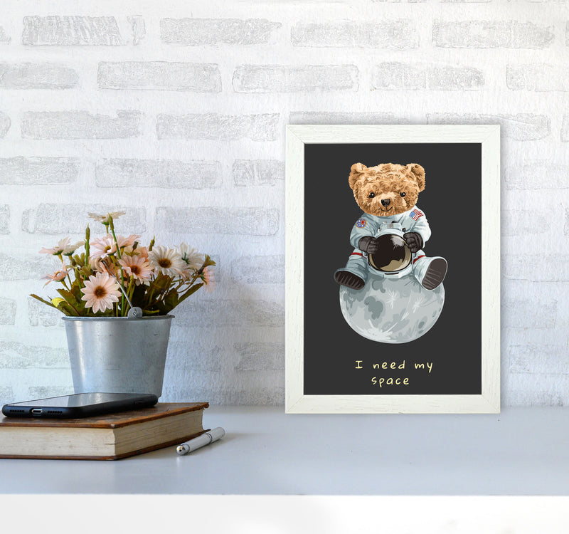 I Need My Space Art Print by Jason Stanley A4 Oak Frame