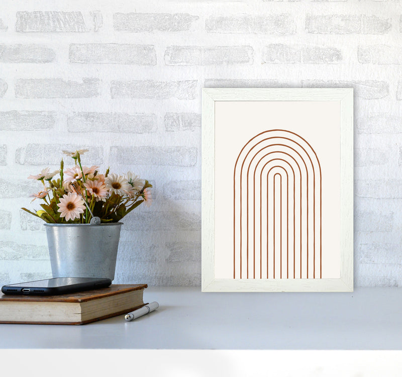 Endless Rainbow Art Print by Jason Stanley A4 Oak Frame