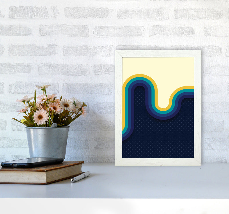 Melty Vibes II Art Print by Jason Stanley A4 Oak Frame