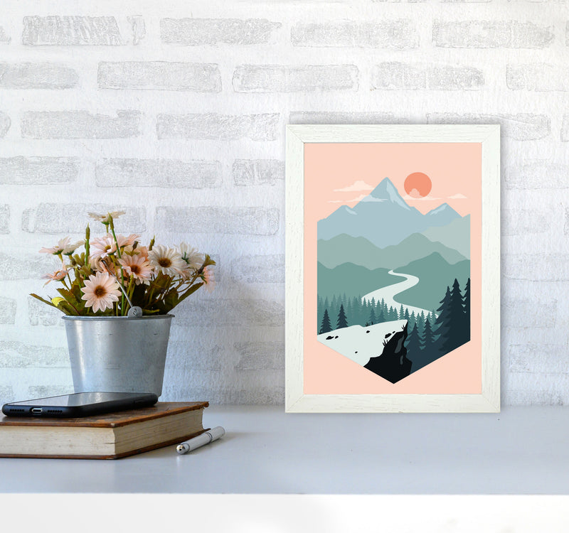 Get Out There Art Print by Jason Stanley A4 Oak Frame
