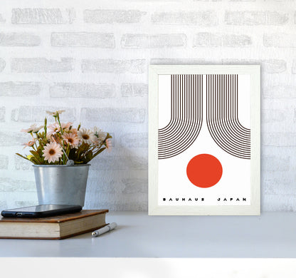 Bauhaus Japan Art Print by Jason Stanley A4 Oak Frame