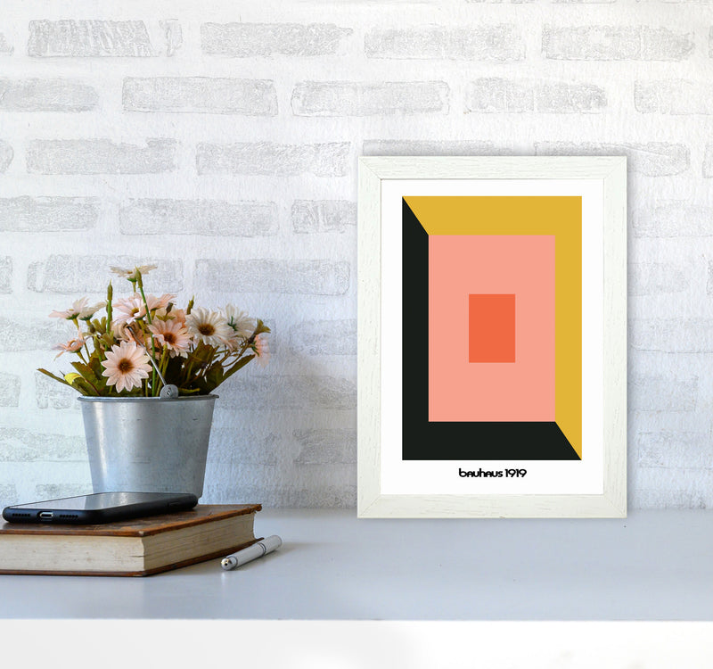 Bauhaus 1919 Art Print by Jason Stanley A4 Oak Frame