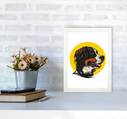 The Best Boy Art Print by Jason Stanley A4 Oak Frame