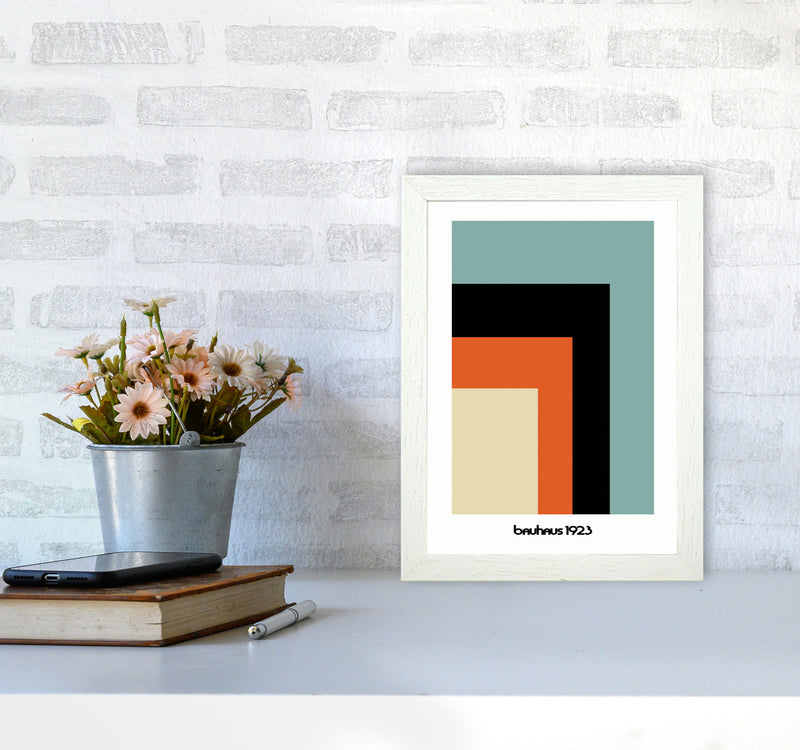 Bauhaus 1923 Art Print by Jason Stanley A4 Oak Frame