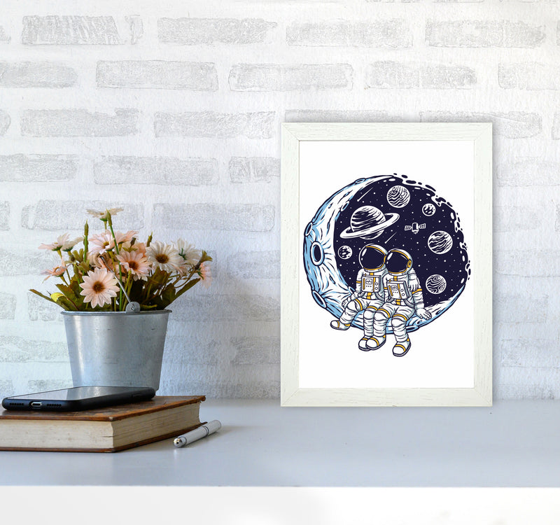 Best Friends Art Print by Jason Stanley A4 Oak Frame