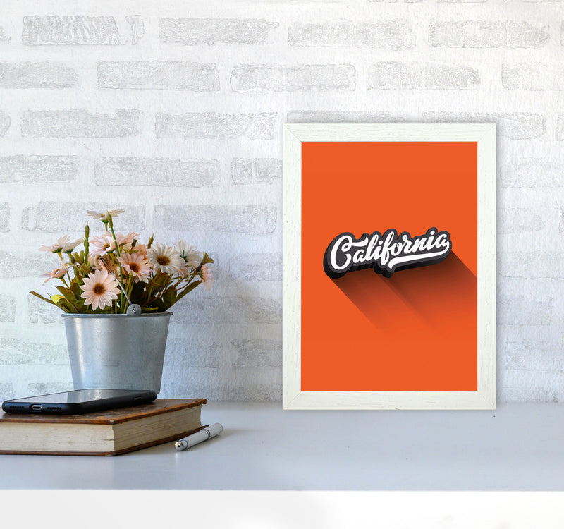 California Art Print by Jason Stanley A4 Oak Frame
