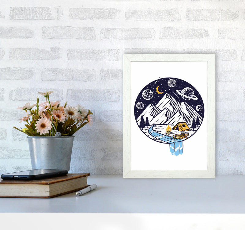 This Is Life Art Print by Jason Stanley A4 Oak Frame