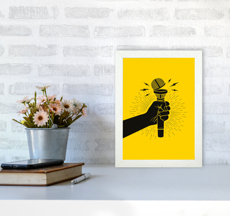 Speak Up! Art Print by Jason Stanley A4 Oak Frame
