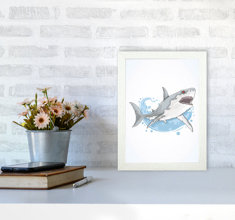 Rarrrrr!! Art Print by Jason Stanley A4 Oak Frame