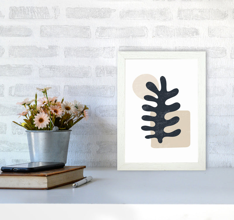 Minimal Abstract Algae III Art Print by Jason Stanley A4 Oak Frame
