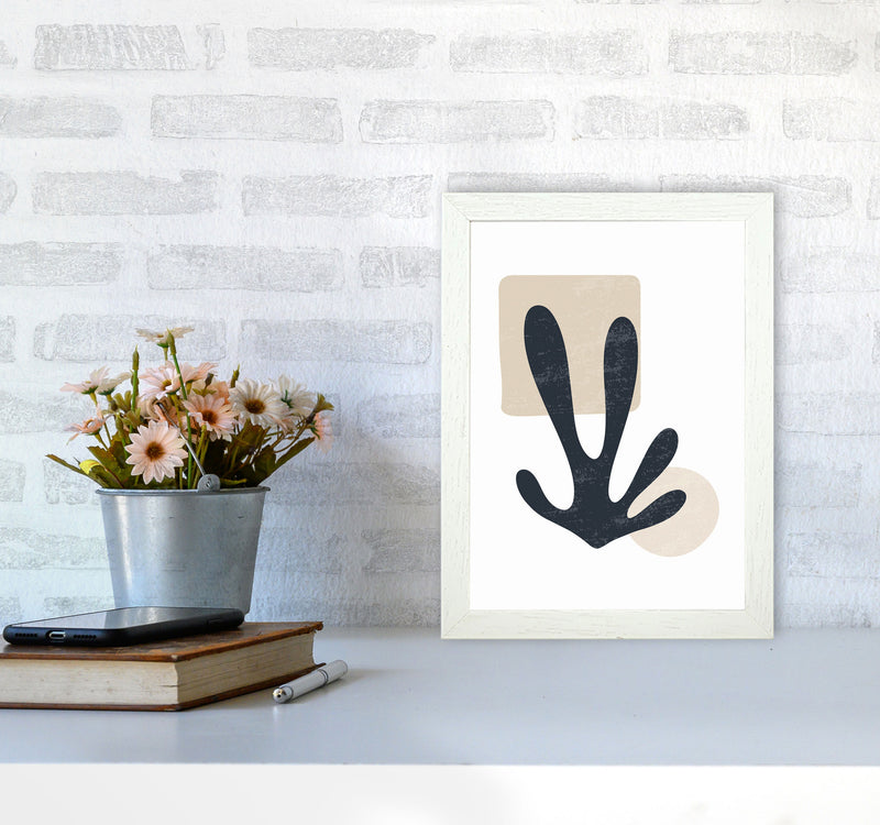 Minimal Abstract Algae II Art Print by Jason Stanley A4 Oak Frame