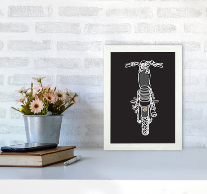 Let's Ride! Art Print by Jason Stanley A4 Oak Frame