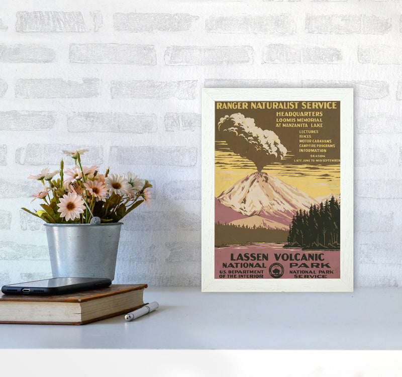 Lassen Volcanic National Park Art Print by Jason Stanley A4 Oak Frame