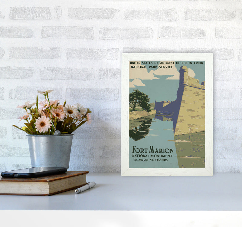 Fort Marion National Park Art Print by Jason Stanley A4 Oak Frame