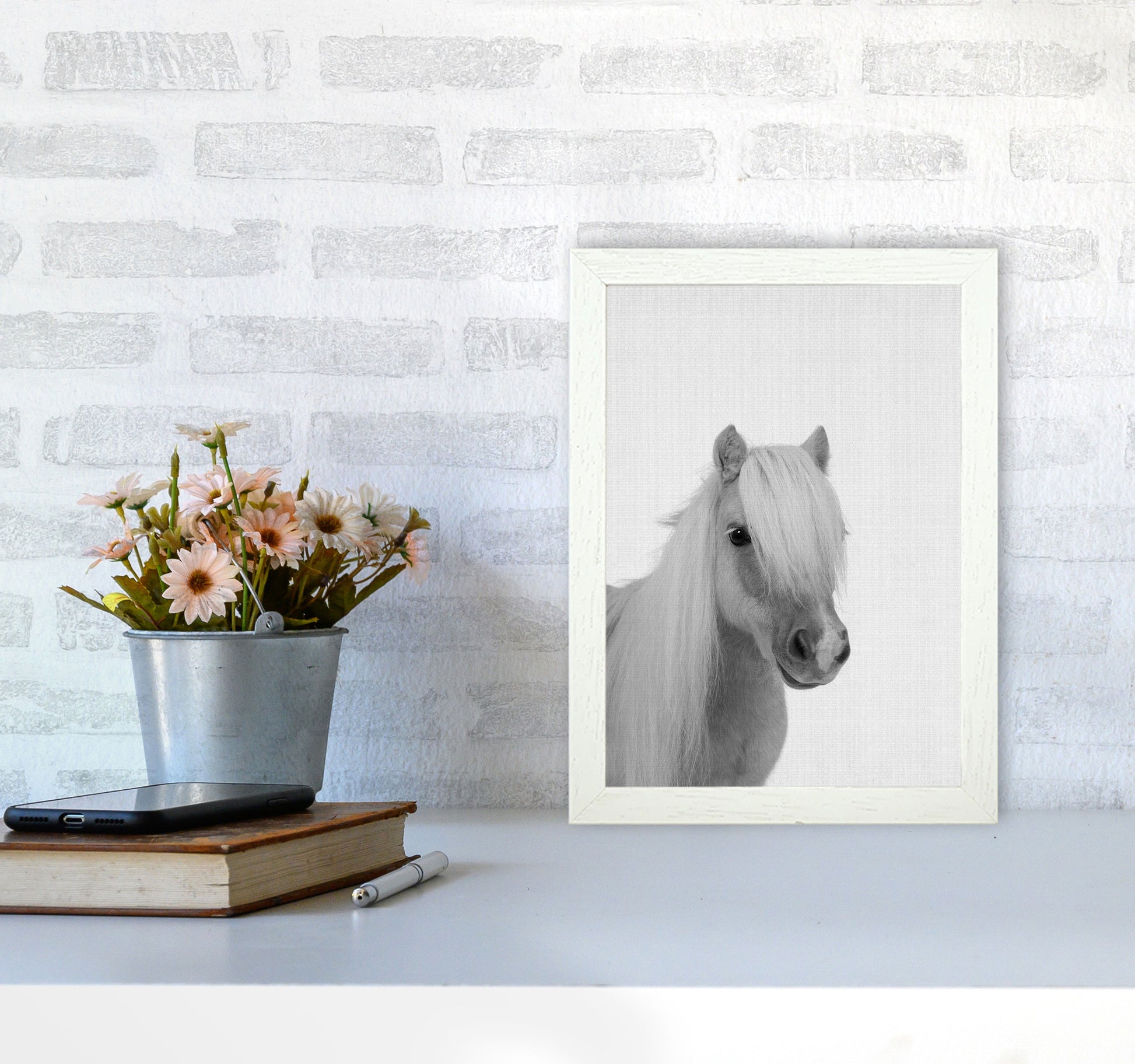 Stay Gold Pony Boy Art Print by Jason Stanley A4 Oak Frame