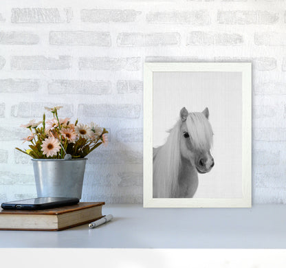 Stay Gold Pony Boy Art Print by Jason Stanley A4 Oak Frame