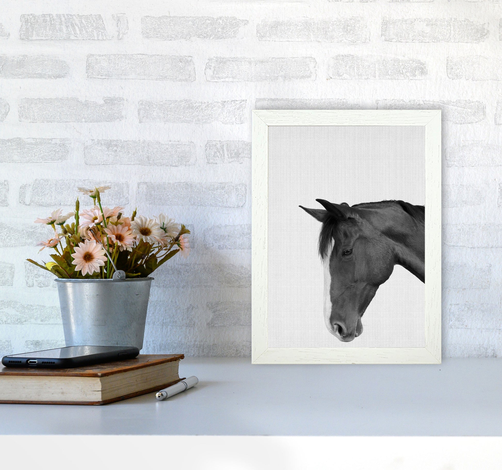 Man's Best Friend Art Print by Jason Stanley A4 Oak Frame