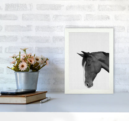 Man's Best Friend Art Print by Jason Stanley A4 Oak Frame