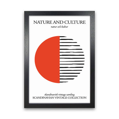 Nature And Culture Scandinavian Collection III Art Print by Jason Stanley Black Grain