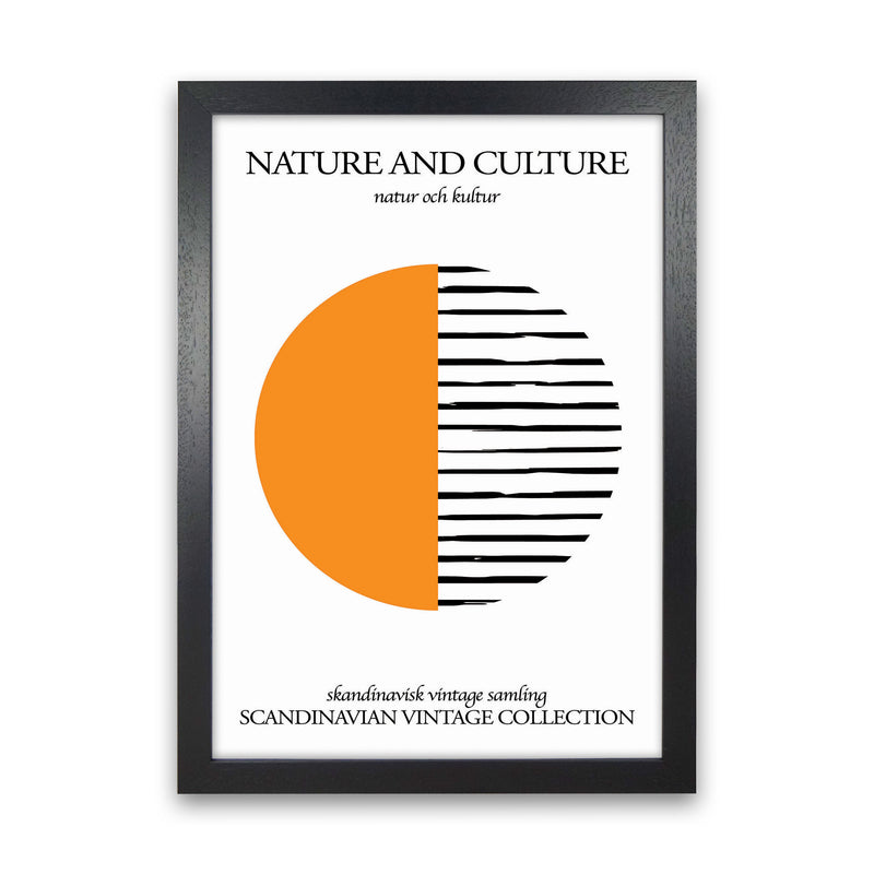 Nature And Culture Scandinavian Collection II Art Print by Jason Stanley Black Grain