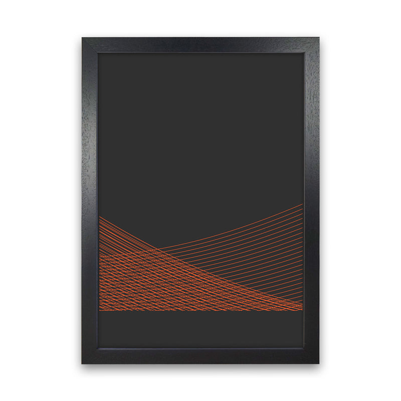 Minimal Geometric Series - 11 Art Print by Jason Stanley Black Grain
