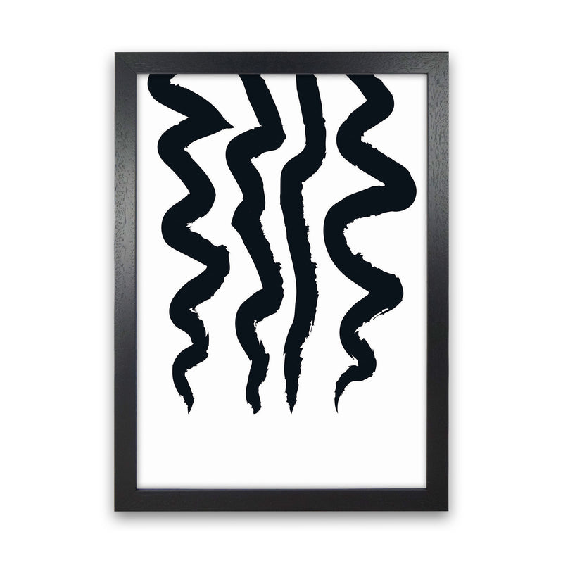 Minimal Geometric Series - 45 Art Print by Jason Stanley Black Grain