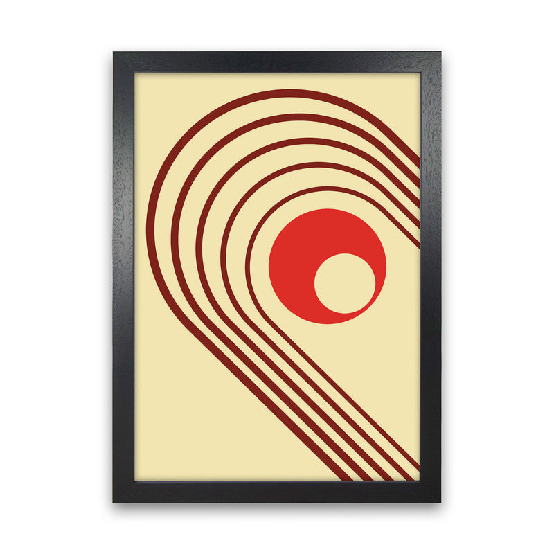 Minimal Geometric Series - 37 Art Print by Jason Stanley Black Grain