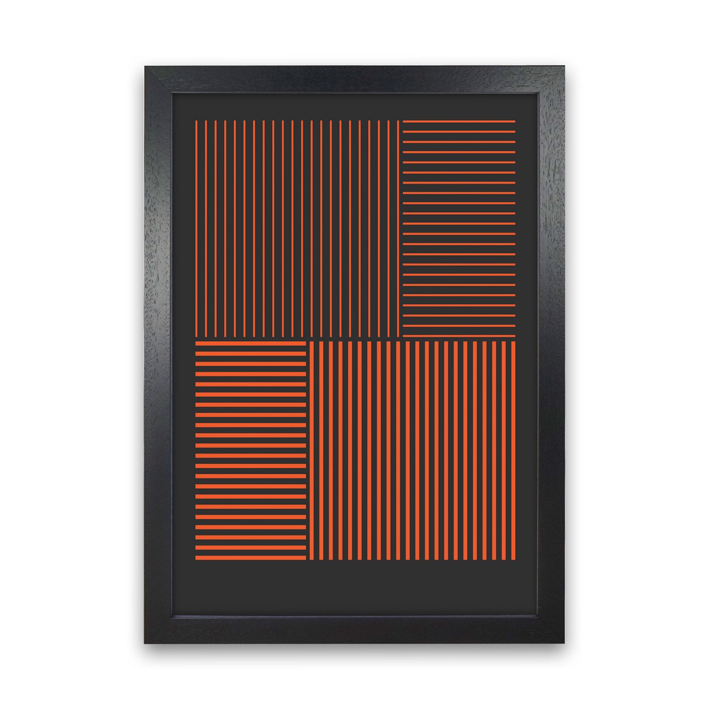 Minimal Geometric Series - 24 Art Print by Jason Stanley Black Grain