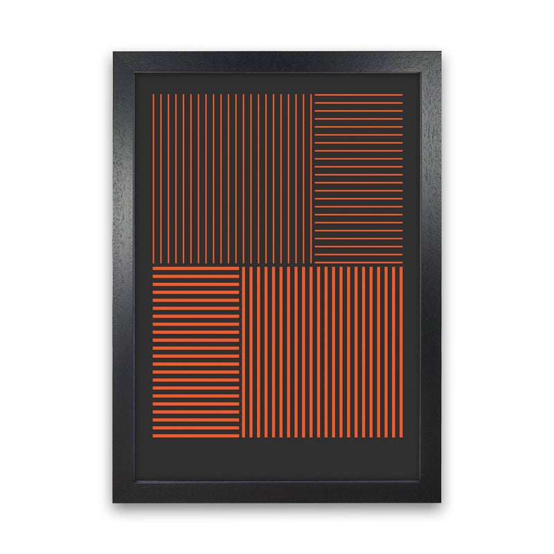 Minimal Geometric Series - 24 Art Print by Jason Stanley Black Grain