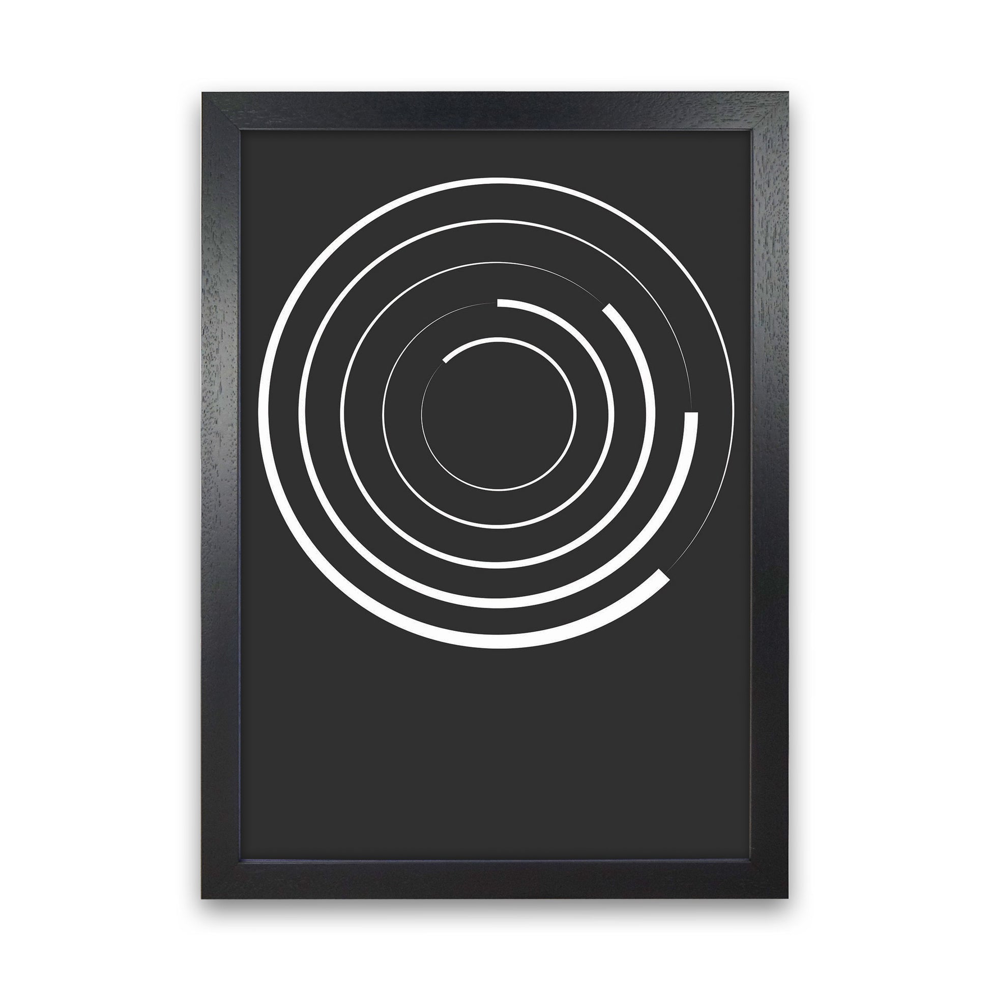 Minimal Geometric Series - 28 Art Print by Jason Stanley Black Grain