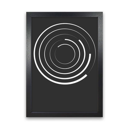 Minimal Geometric Series - 28 Art Print by Jason Stanley Black Grain