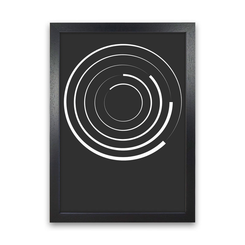 Minimal Geometric Series - 28 Art Print by Jason Stanley Black Grain