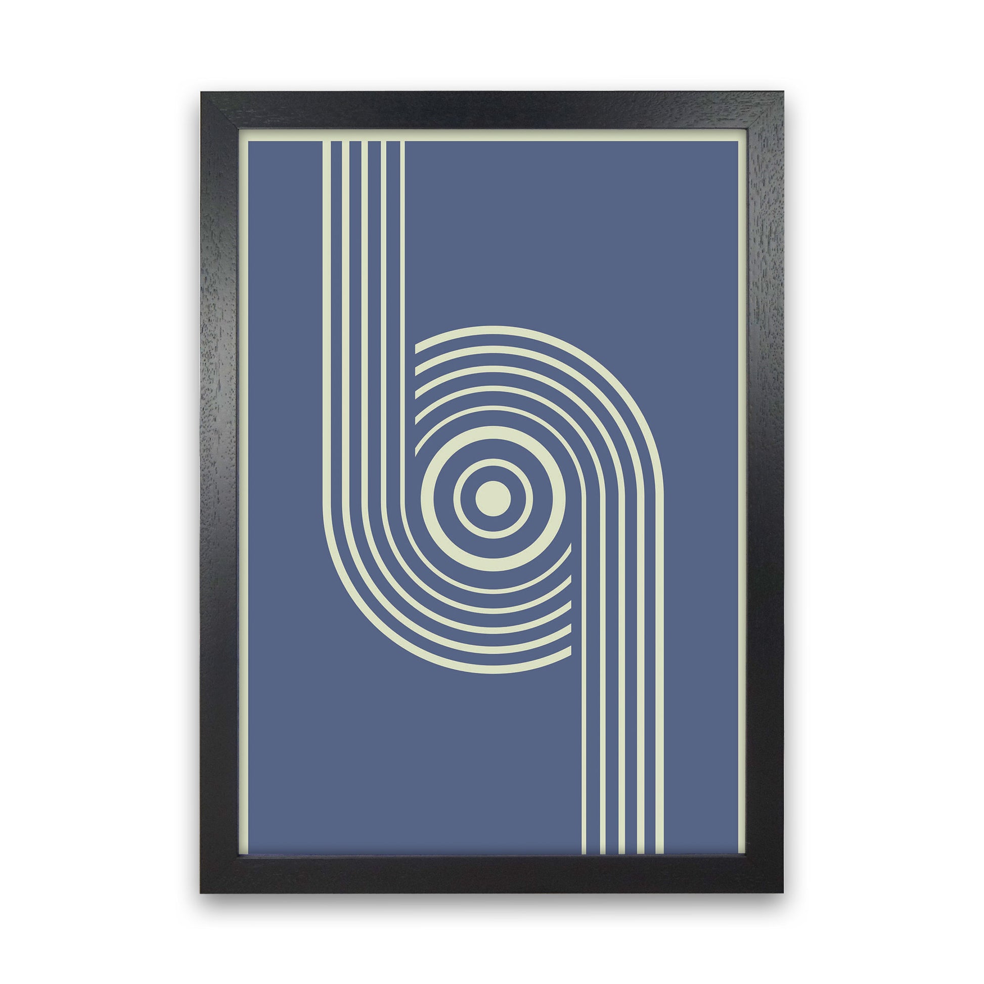 Minimal Geometric Series - 10 Art Print by Jason Stanley Black Grain