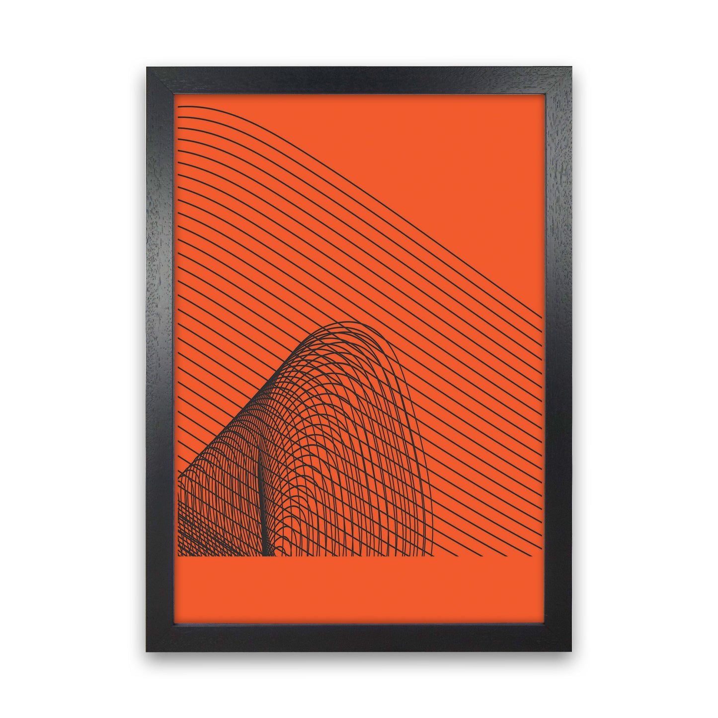 Minimal Geometric Series - 12 Art Print by Jason Stanley Black Grain