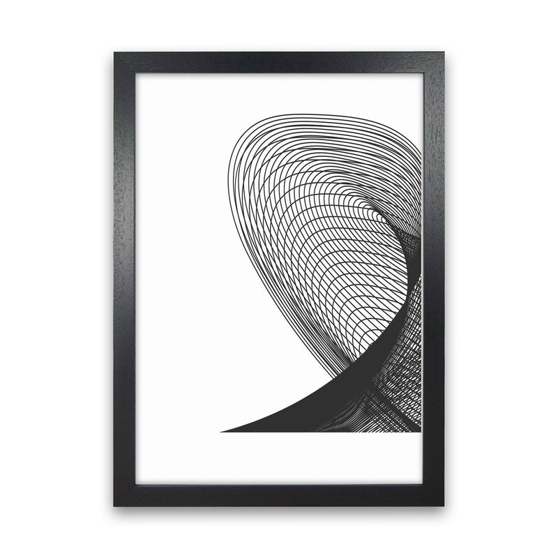 Minimal Geometric Series - 14 Art Print by Jason Stanley Black Grain