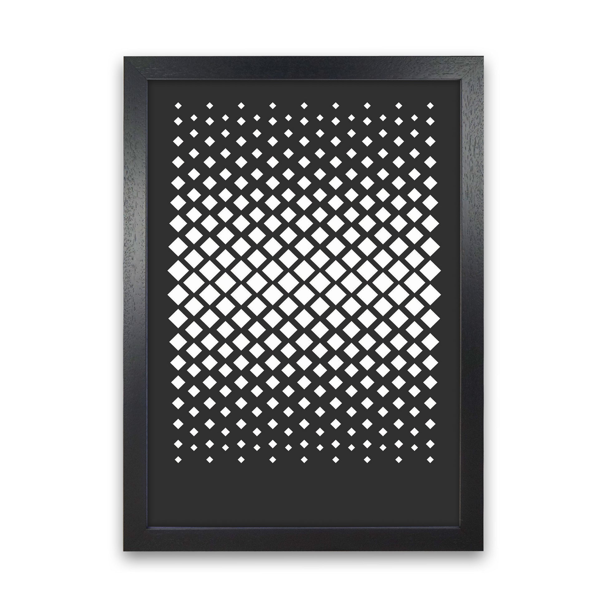 Minimal Geometric Series - 35 Art Print by Jason Stanley Black Grain
