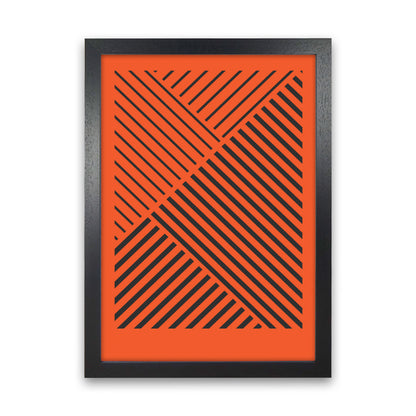 Minimal Geometric Series - 23 Art Print by Jason Stanley Black Grain