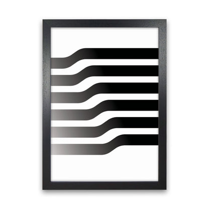 Minimal Geometric Series - 3 Art Print by Jason Stanley Black Grain