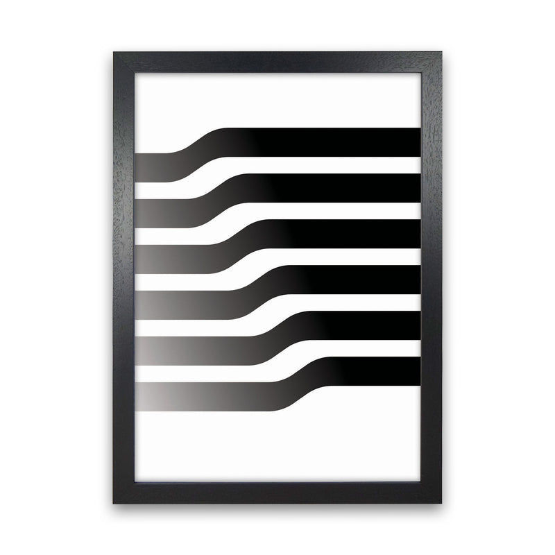 Minimal Geometric Series - 3 Art Print by Jason Stanley Black Grain