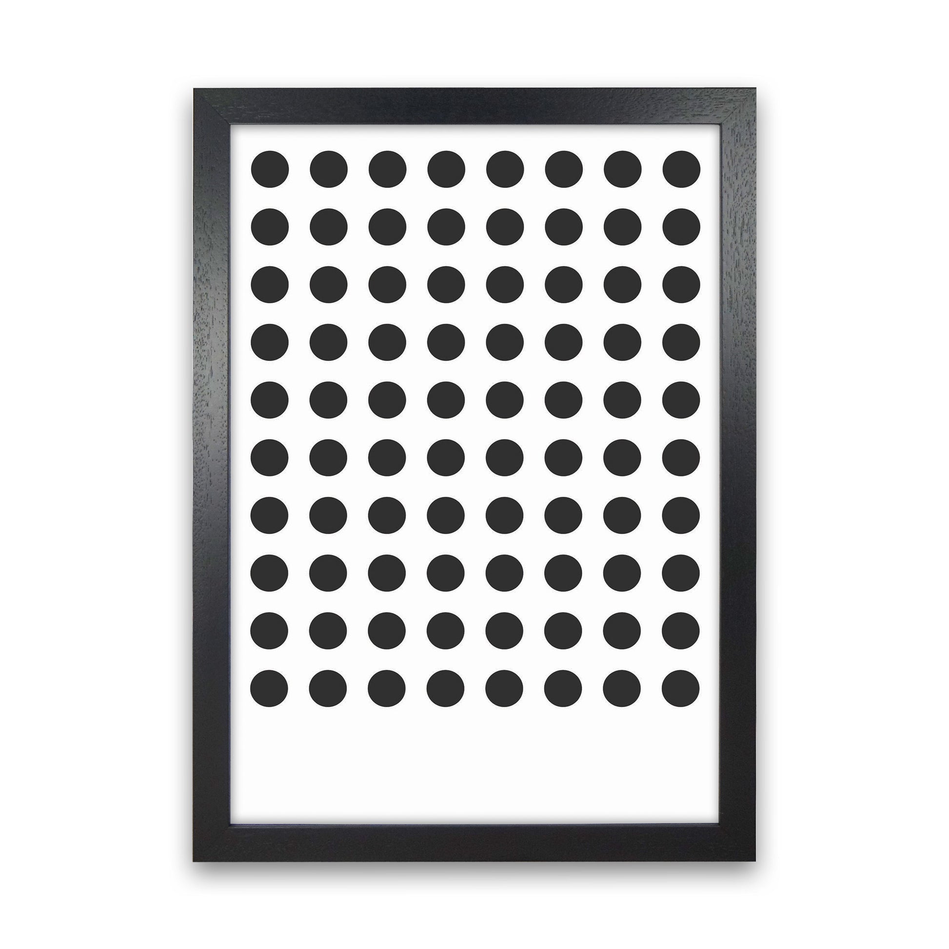 Minimal Geometric Series - 9 Art Print by Jason Stanley Black Grain