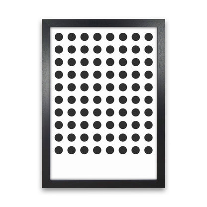 Minimal Geometric Series - 9 Art Print by Jason Stanley Black Grain