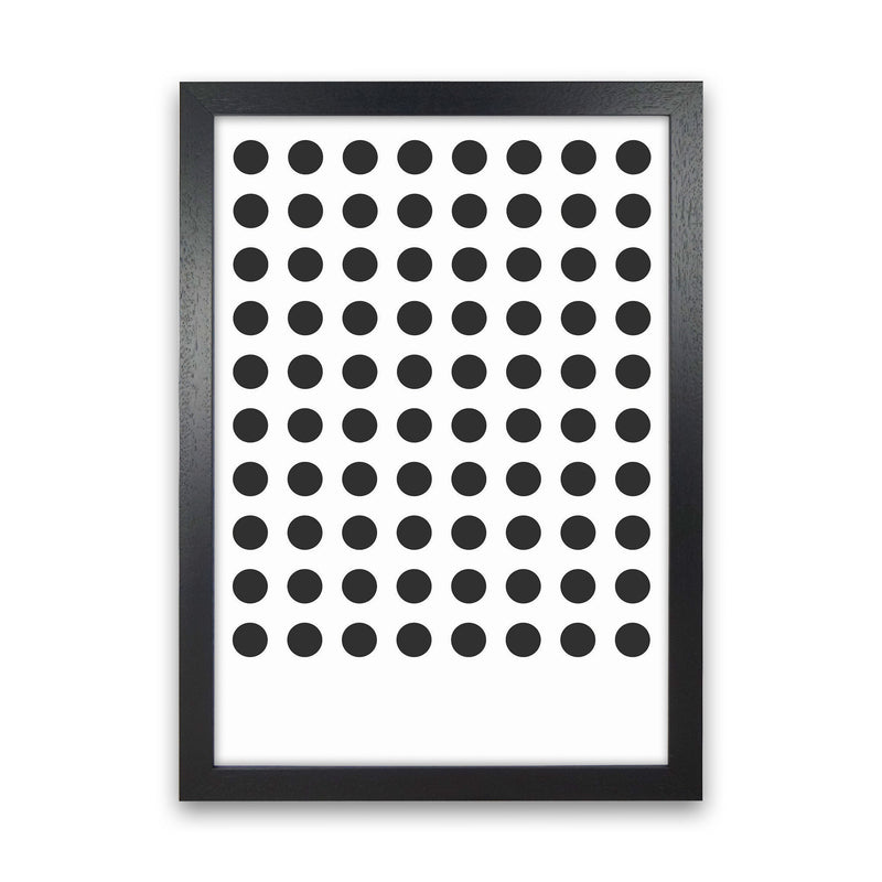 Minimal Geometric Series - 9 Art Print by Jason Stanley Black Grain