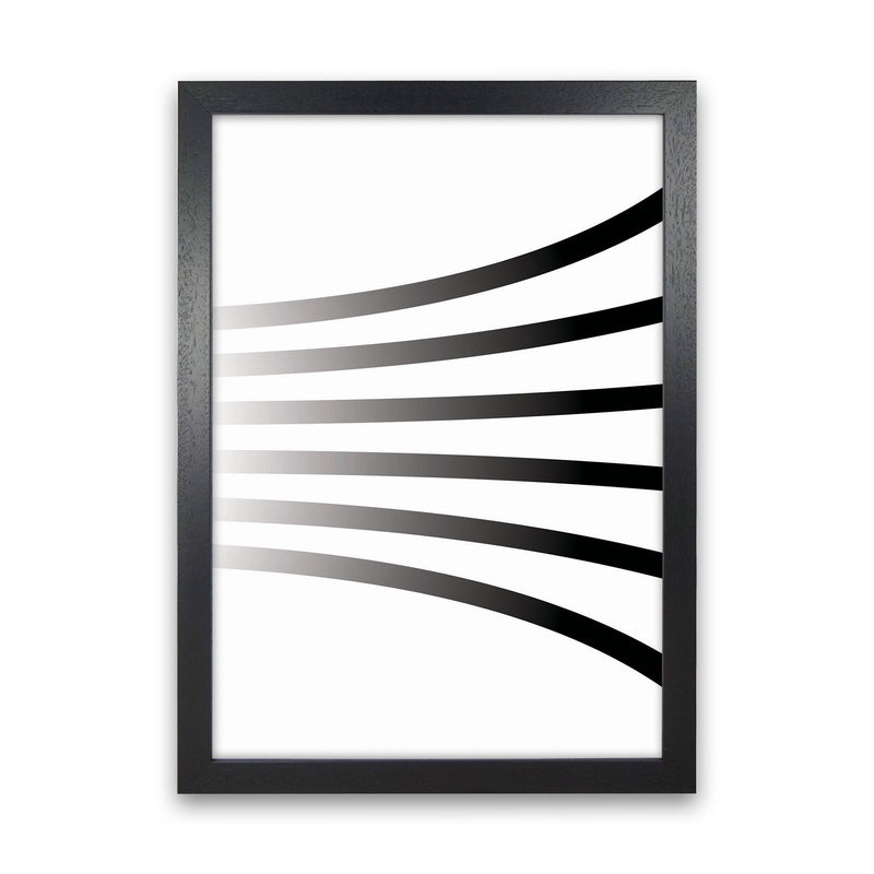 Minimal Geometric Series - 1 Art Print by Jason Stanley Black Grain