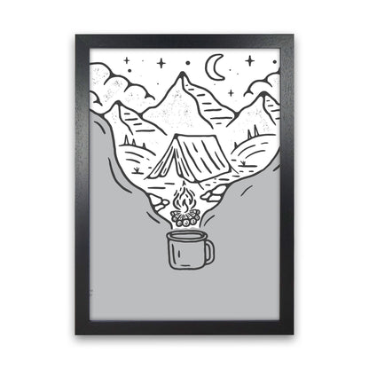 It All Started With Coffee Art Print by Jason Stanley Black Grain