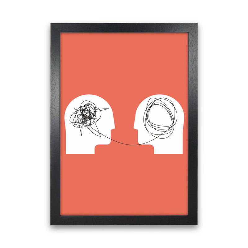 Disorganized To Organized Art Print by Jason Stanley Black Grain