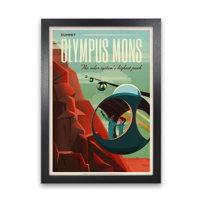 Spacex - Valles Marineris Art Print by Jason Stanley Black Grain