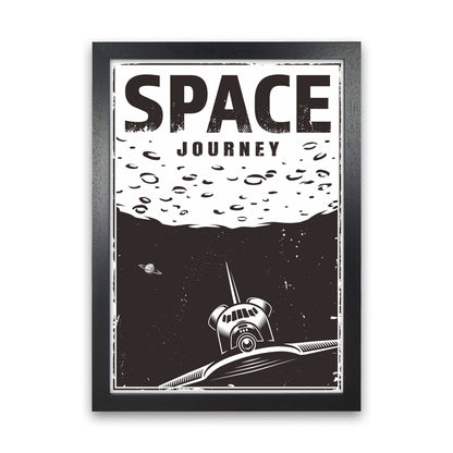 Outer Space Series - #20 Art Print by Jason Stanley Black Grain