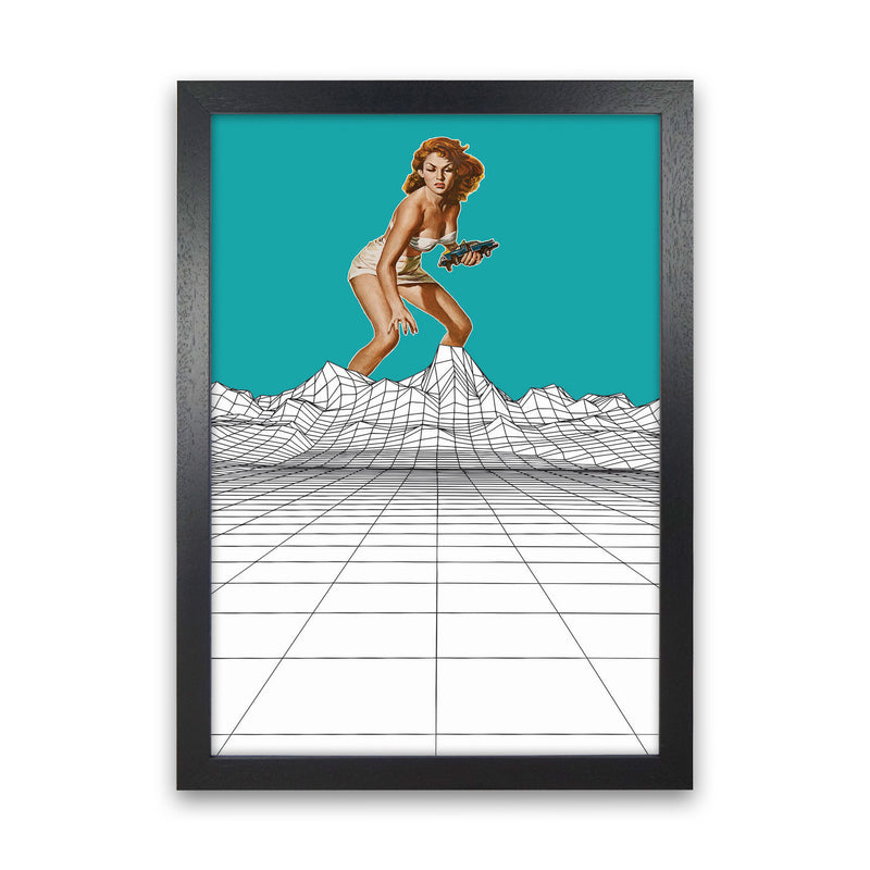 Attack In The Mountains Art Print by Jason Stanley Black Grain