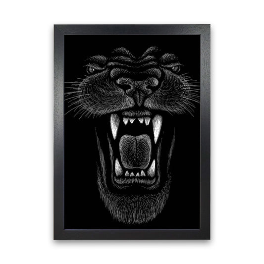 Up Close And Personal Art Print by Jason Stanley Black Grain