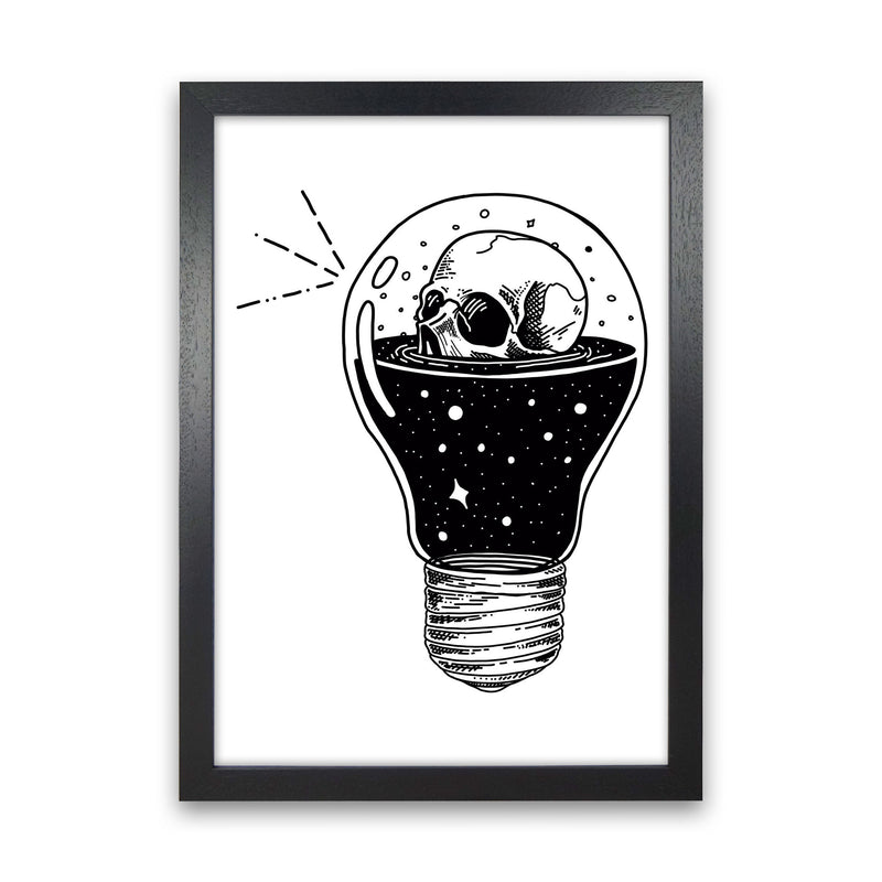 I Think He Had An Idea Art Print by Jason Stanley Black Grain
